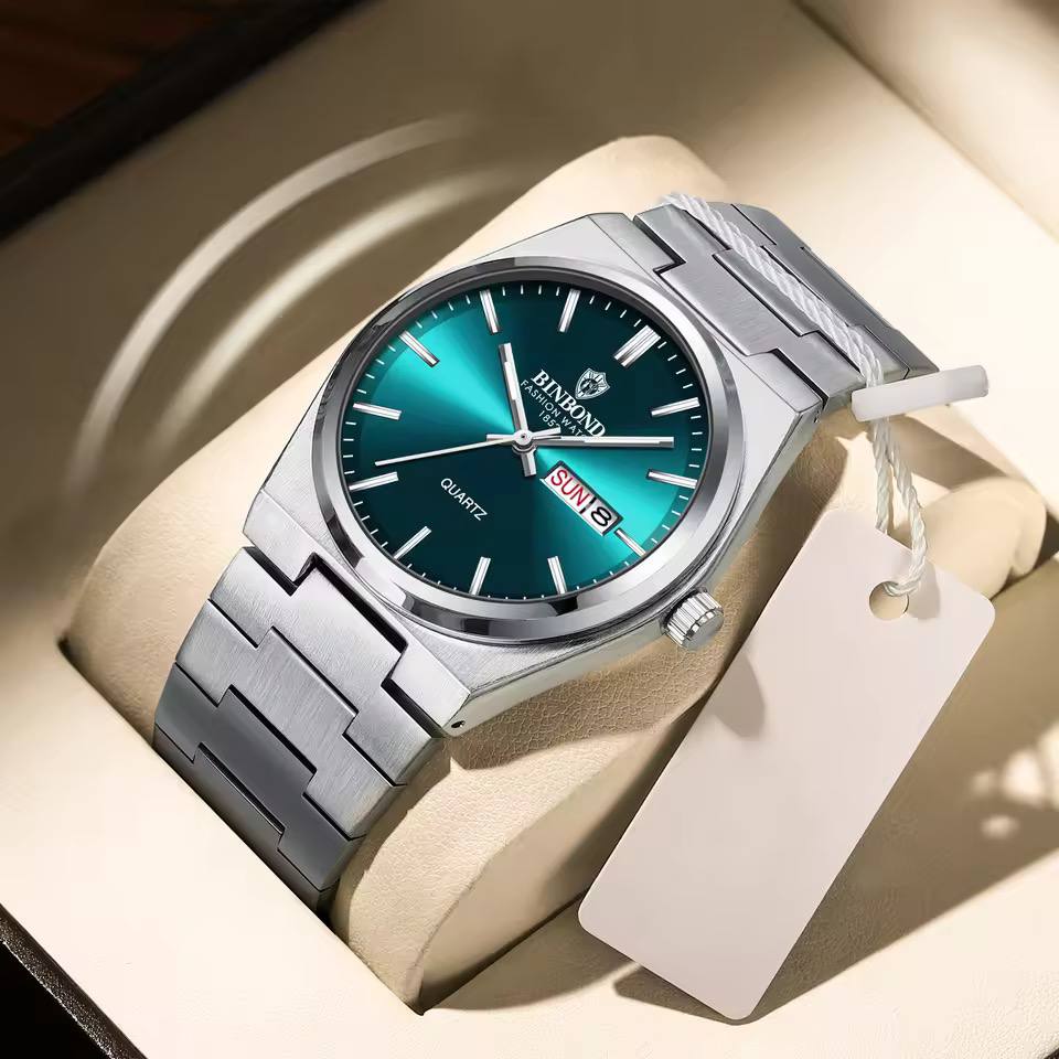 Montre de Luxe BINBOND Quartz pour hommes