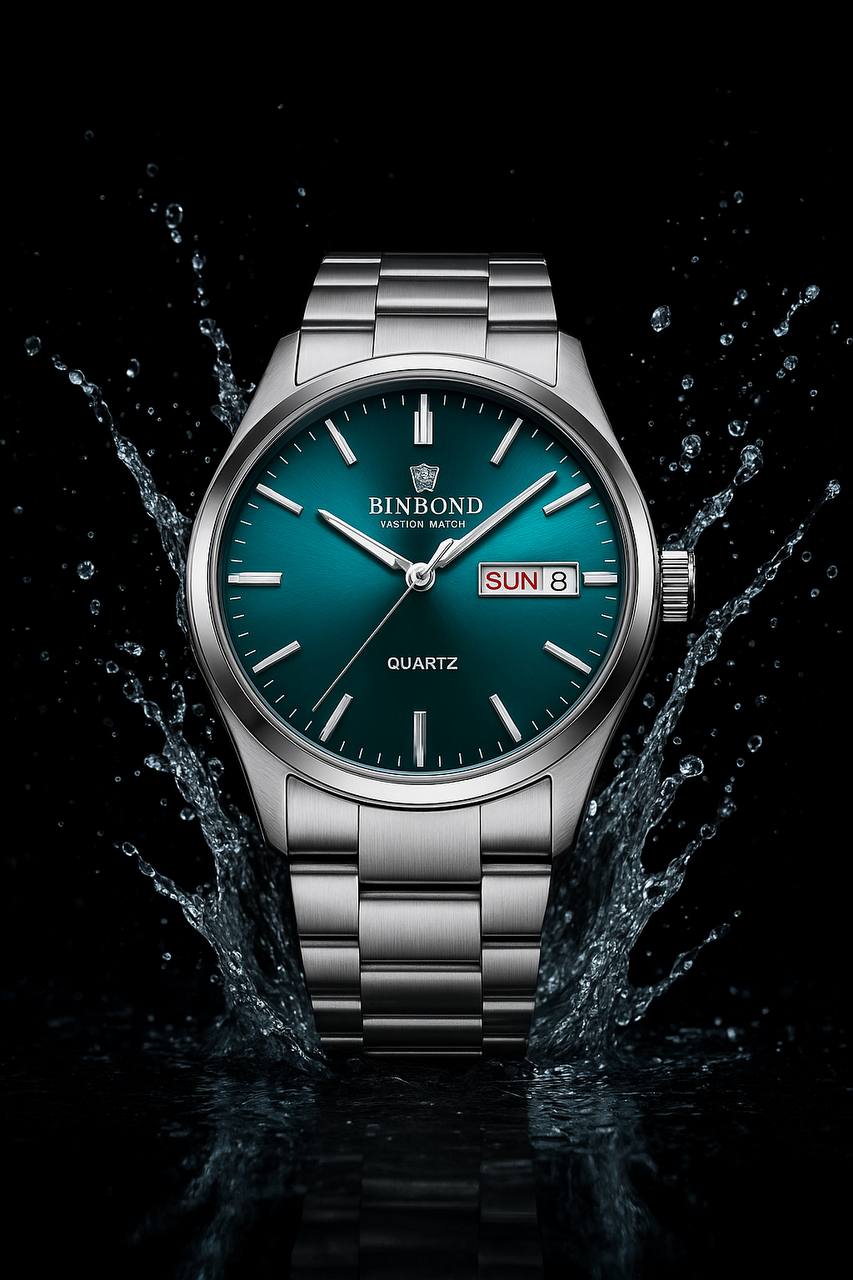 Montre de Luxe BINBOND Quartz pour hommes