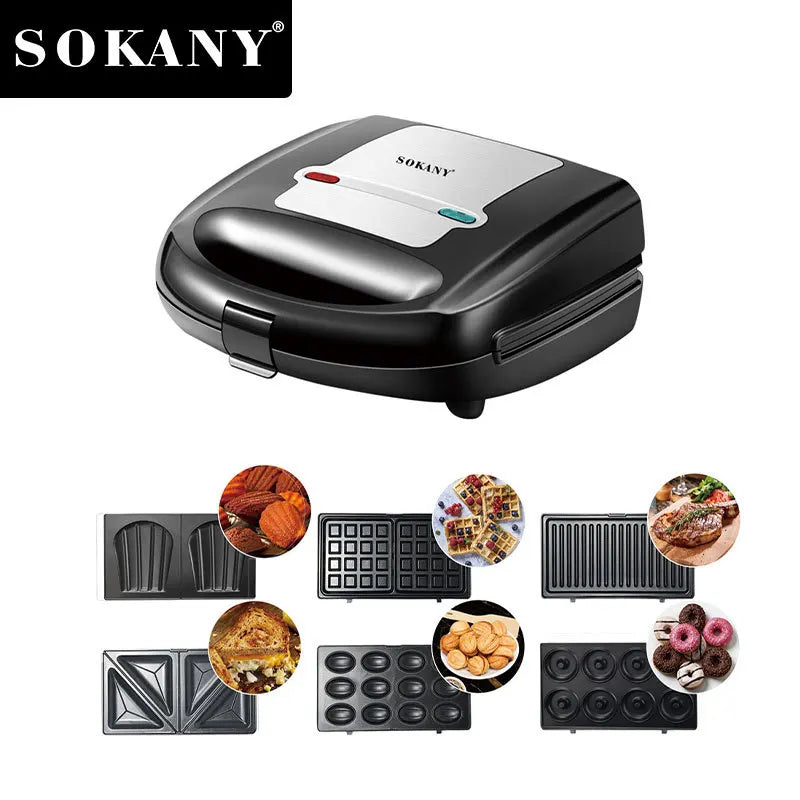 Appareil Sandwich Maker 6 en 1 Multifonction